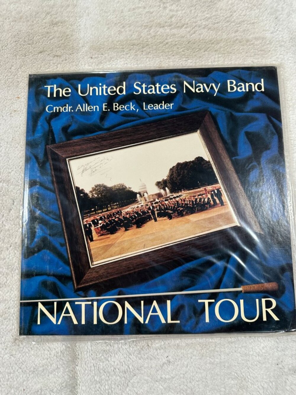 The United States Navy Band National Tour LP 1970s Vinyl Album 33 RPM Patriotic